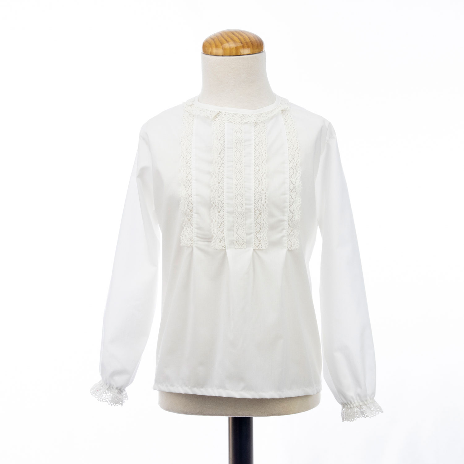 BLUSA NIÑA M/L BOLILLO